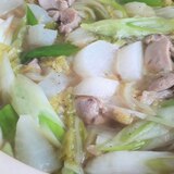 冬野菜と鳥もも肉のほんわかお鍋